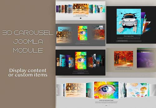 Modulo Joomla Carousel 3D