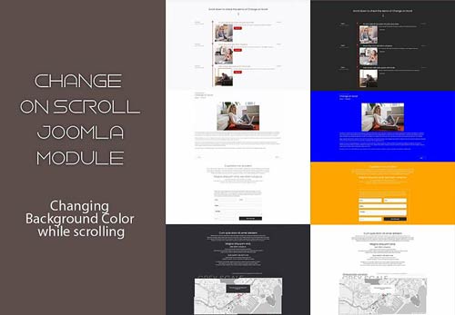 Change on Scroll Joomla Module
