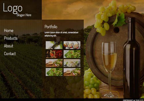 Winery html template