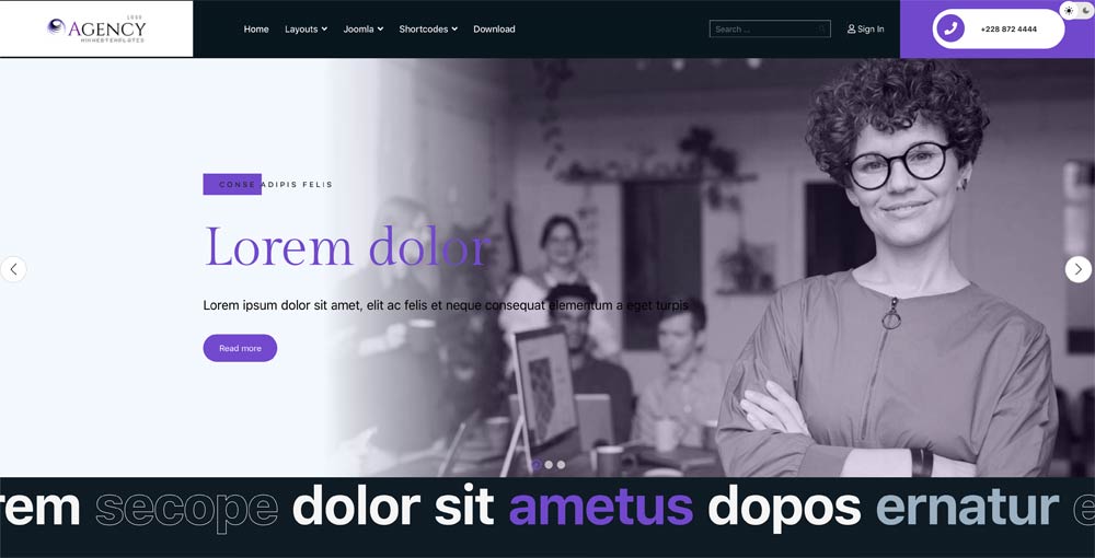 Startup Joomla Template