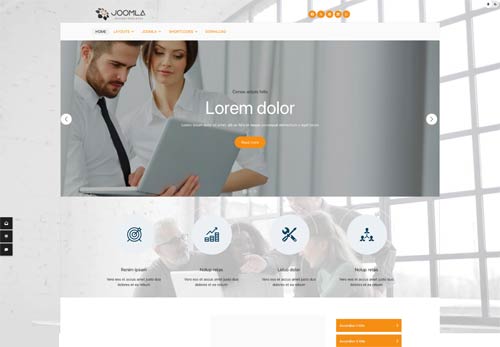 Template Joomla per agenzia creativa