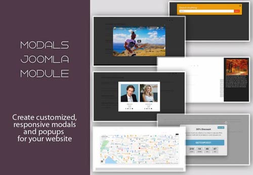 Modulo Joomla Modals