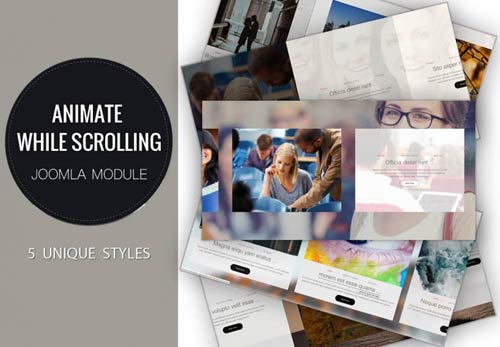 Modulo Joomla Animate While Scrolling